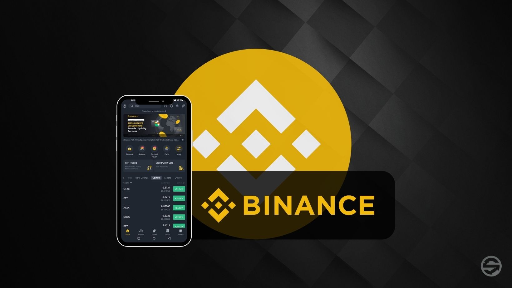 Create a Binance account on the mobile app